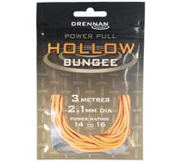 Drennan Power Pull Hollow Bungee 2.1mm 3m | Allows the Pole Fishing Angler to Control and land hard fighting Carp | Soft with Exceptional Stretch | Powers Up Quickly | Superb Shock Absorption