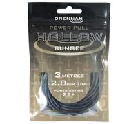 Drennan Power Pull Hollow Bungee 2.8mm 3m | Allows the Pole Fishing Angler to Control and land hard fighting Carp | Soft with Exceptional Stretch | Powers Up Quickly | Superb Shock Absorption