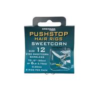 Drennan Pushstop Hair Rigs Sweetcorn - Size 14 to 6lb