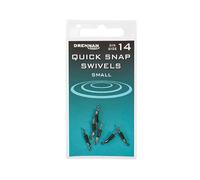 Drennan Quick Snap Swivels Pack Of 6 For Fishing: 14