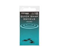 Drennan Quick Snap Swivels Pack Of 6 For Fishing: 18