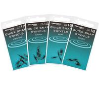 Drennan Quick Snap Swivels Pack Of 6 For Fishing: 14