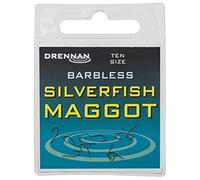 Drennan Barbless Silverfish Maggot Hooks : 14