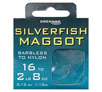 Drennan Silverfish Maggot Hooks To Nylon - Size 16 to 2lb 8oz