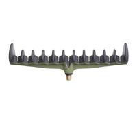 Drennan Specialist Feeder Rest Large | Coarse Fishing Feeder Rest | Brass Threads Compatible with All Standard Banksticks and Seatbox Arms | 20cm | 11 Positions | Rounded Profile | Code TRAB02