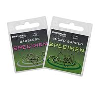 Drennan Specimen Hooks – Barbless Eyed – Size 16