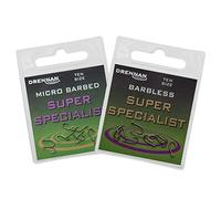 Drennan Super Specialist Barbless Hooks - Size 18