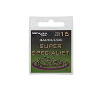 Drennan Super Specialist Barbless Hooks - Size 20