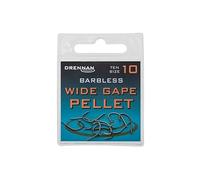 Drennan Wide Gape Pellet Hooks - Barbless Size 14