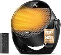 Dreo 1500W Portable Electric Heater for Home, 60° Adjustable Tilt, 10.5ft/s Fa