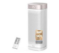 DREO 16 Inch Electric Heater, Energy Efficient Space Heaters with Thermostat, 70° Oscillating, Remote Control, 3-Mode, Tip-over & Overheat Protection, Silent Ceramic Fan Heater for Bedroom & Home