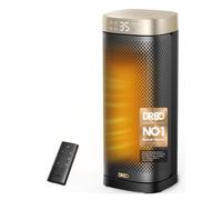 DREO 2000W Electric Heater, 70° Oscillating, 3 Heat Settings, 12H Timer | 34dB Quiet Ceramic Space Heaters, Portable, Remote Control, Thermostat, Energy Efficient, Tip-over&Overheat Protection, Home