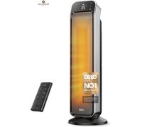 Dreo 25 Inch Electric Heaters for Home, 70° Oscillating Fan Heater with... oes not apply]