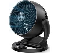 DREO 25dB Quiet Desk Fan for Bedroom, 70ft Powerful Airflow, 12" Air Circulator with Wall Mount, 120° Adjustable Tilt, 3 Speeds for Home & Office, 23 ft/s Efficient Cooling