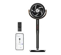 Dreo 43 Inch Smart Standing Fan for Bedroom, 100ft Strong Airflow Cooling Fan, DC Motor Silent Floor Fans, 120°+105° Oscillating Pedestal Fans with 12H Timer, 6 Modes, WiFi/Alexa/Remote Control