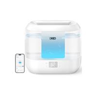 DREO 4L Smart Humidifier for Bedroom Baby, Cool Mist Humidifiers for Home, 28dB Quiet Humidifier, LED Display, Humidity Sensor, Oil Diffuser, 36H Runtime, Nightlight, Top Fill, Touch/APP/Voice Control