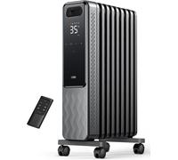 Dreo 9 Fins Oil Filled Radiator, 2000W Silent Electric Heaters for Home, Free S