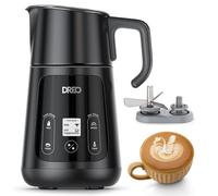 Dreo All-in-1 Milk Frother, Automatic Foam Maker for Latte Art-Level Microfoam and Hot/Cold Coffee, 27oz/800ml Electric Milk Warmer with 30+ Drinks, Dishwasher Safe, Dairy/Plant-Based Milk