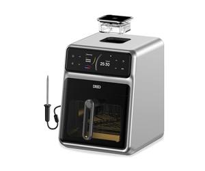 Dreo ChefMaker Combi Fryer, Cook like a pro with just the press of a button, Smart Air Fryer Cooker with Cook probe, Water Atomizer, 3 professional cooking modes, 5.7L