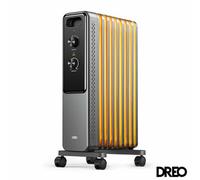 Dreo Dr-Hsh033 2000W Oil Filled Radiator Heater, 9 M-Shaped Fins, 3 Heat Settings, Adjustable Thermostat, Black