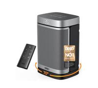 DREO Electric Space Heater, 70° Oscillating Portable Heaters for Home, 1500W PTC Ceramic Heater with Thermostat, Remote Control, 3 Mode 3 Speed, 1-12H Timer, Overheat & Tip-Over Protection, ECO-Mode
