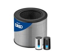 DREO Replacement Filter for Air Purifier 338/338S (DR-HAP008/008S), 3-in-1 High-Efficiency Filter with Activated Carbon Control for Smoke, Odors, Dust, Allergens, and Pollen, Black, 1 Pack