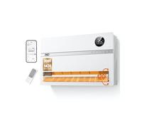 Dreo Smart Electric Space Heater, Wall-mounted/Floor-standing for Bedroom, 120° Vertical Oscillation, 24H Timer, Adjustable Thermostat, Easy-Mount Heater for Home Office, Works with Alexa