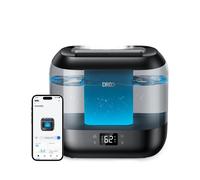 DREO Smart Humidifier for Bedroom Baby, 4L Cool Mist Humidifiers for Home, 28dB Quiet Humidifier, LED Display, Humidity Sensor, Oil Diffuser, 36H Runtime, Nightlight, Top Fill, Touch/APP/Voice Control