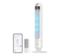 Dreo Smart Tower Fan for Bedroom, 28 dB Quiet Standing Fan with Air reach up to 29 ft, 4 Speeds & 3 Modes, 8H Timer, App, Alexa & Google Voice Control, 90° Oscillation, for Living Room, Home & Office
