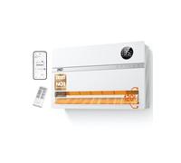 Dreo Smart Wall-Mounted/Floor-Standing Electric Space Heater, 2000W PTC Ceramic, 3 Heat Settings, ECO Mode, 120° Vertical Oscillation, 24H Timer, Adjustable Thermostat, Voice Control, Alexa/Google