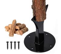 DREONVU Kindling Splitter Wood Splitter for Firewood Heavy Duty Forged Steel Manual Log Splitter for fireplaces, Camping, and Outdoor Use Black