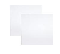 DRERIO 2 pcs ABS Plastic Sheets Boards 3mm White Plastic Board Sheets Flexible Than glass Sheet Moldable Than Acrylic Sheet Moldable Plastic Sheets for Craft Fender Liner, Home Decor(30 x 30cm)