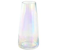 DRERIO Vase for Flower Colorful Glass, Irised, ins Modern Glass Tall Vase decor modern for home office Living-room Bedroom Centerpieces,22×10cm