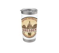 Dresden Florenz an Der Elbe German Architecture Badge Stainless Steel Insulated Tumbler