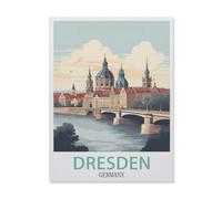 Dresden, Germany, Puzzle 1000 pieces, intellectual development educational home decoration decompression brain challenge puzzle for young children - 26 x 38 cm J431