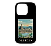 Dresden Germany Riverfront Skyline Travel Art Case for iPhone 14 Pro