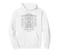 Dresden, Semper Gallery, Hand Drawing Art Museum Germany Pullover Hoodie