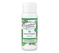 Dresdner Essenz Sauna Infusion Herbs - Fresh Aromatic Sauna with Bitter Fennel Oil and Rosemary Oil - Liberating Care with Eucalyptus Oil and Orange Oil - Vegan - 250 ml