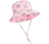 DRESHOW Baby Sun Hat Toddler Sun Protection Animal Cap Unisex Summer Bucket Hat with Chin Strap UPF 50+