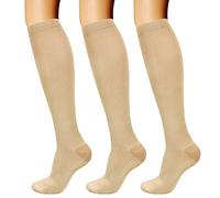 DRESHOW Compression Socks For Men & Women Best Support for Athletic Running Flight Travel Cycling