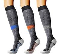 DRESHOW Compression Socks For Men & Women Best Support for Athletic Running Flight Travel Cycling