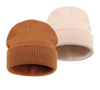 DRESHOW Kleinkind Beanie Kinder Wintermützen Kinder Weich Stricken Unisex-Mütze für Baby Jungen Mädchen Warm Mütze Mützen für 6-36 Monate