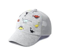 DRESHOW Toddler Baseball Cap Baby Sun Hat Cute Dinosaur Patterned Caps Unisex Baby Trucker Hats Infant Toddler Kid Hats for Boys Girls