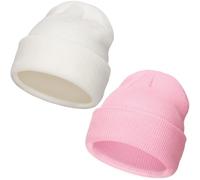 DRESHOW Toddler Beanie Kids Winter Hats Children Soft Knit Unisex Hat for Baby Boys Girls Warm Cap Beanies for 2 Years-6 Years