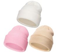 DRESHOW Toddler Beanie Kids Winter Hats Children Soft Knit Unisex Hat for Baby Boys Girls Warm Cap Beanies for 3-24 Months