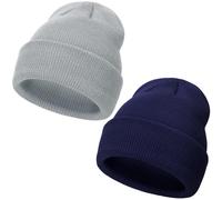 DRESHOW Toddler Beanie Kids Winter Hats Children Soft Knit Unisex Hat for Baby Boys Girls Warm Cap Beanies for 2 Years-6 Years