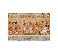 Dresmannst Qilmy Egyptian Tribal Life 1000 Piece Large Jigsaw Puzzle for Adults - Game Interesting Toys - Hand Made Puzzles Personalized Gift