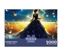 Dress Beauty 1000 Piece Jigsaw Puzzle for Adults And Kids - Elegant Gown Premium Quality, Rewarding, DIY Wall Decor, 'What Happens Next' 38x26cm/1000pcs