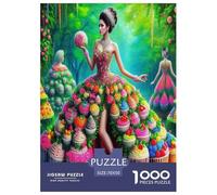 Dress Beauty 1000 Piece Jigsaw Puzzles Impossible Hard Challenge Modern Clothing Educational Game for The Whole Gifts for Adults And Kids Age 70x50cm/1000pcs