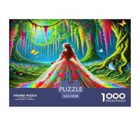 Dress Beauty Jigsaw Puzzles 1000 Pieces Fit Adults Or Families Together Challenging Puzzles for The Whole for Women Home Decoration 100% Recvcled Cardboard 52x38cm/1000pcs